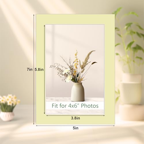 Egofine 14 Packs Picture Frame Mats, 5x7 Picture Mats for 4x6 Photos, Acid-Free Mixed Colors Pre-Cut Photo Board for Photos, Prints, Artworks - color: Mixed Color-5"x7" Pack of 14