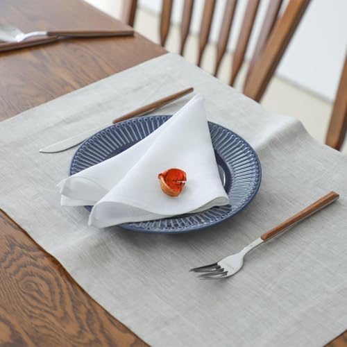 Simple&Opulence Linen Napkins Set of 6 – 100% Pure Linen Napkins for Spring, Easter, Mothers Day,Wedding, Party, Everyday Use Machine Washable and Reusable 14" x 14" White - color: White, size: napkin(14"×14")