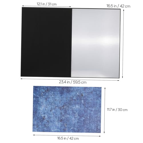 COHEALI Photo Backdrop Boards Set 15pcs for Product Photography, Small Marble Cement Wood Pattern Backgrounds with Clips and Carry Bag, Flat Lay Props for Food Jewelry and Cosmetics