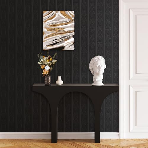 JiffDiff Wallpaper Peel and Stick Textured, 3D Black Embossed Wall Paper Stick on Wallpaper Modern Waterproof Self Adhesive Contact Paper(17.3" x 1200") - color: Black, size: 17.3" x 1200"