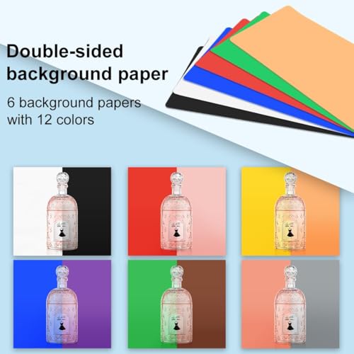Light Box Photography 20x20in, PULUZ Portable Photo Studio Light Box with 200 LED Lights &12 Color backdrops Professional Photography Lighting Tent Kit for Big Product Photography Lightbox - color: 19.7x19.7x19.7in