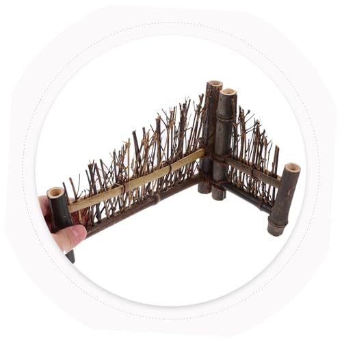 PRETYZOOM 3pcs Vintage Decorative Sushi Fence Plate for Restaurant Chic Japanese Serving Tray for Food Photography Stylish and Practical Sushi Decor Natural Color Design - color: Coffeex3pcs, size: 30.00X13.00X2.00CMx3pcs