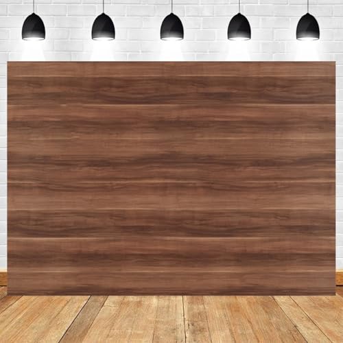5x3ft Wood Backdrop Brown Wood Grain Rustic Natural Photography Background Rustic Wooden Banner Decoration Kids Adults Portrait Photo Booth Prop - color: color 14, size: 5x3ft
