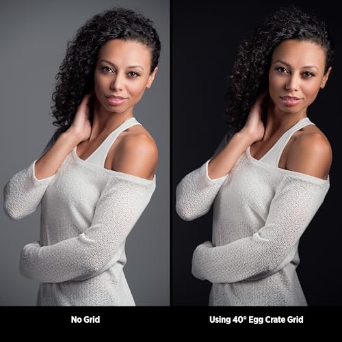Westcott ClickBox 2x3 Softbox Grid ONLY - for Focused and Direct Lighting - size: 24 x 36 in ClickBox Grid