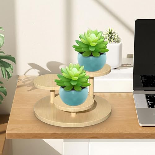 Display Riser Stand Countertop Multi Tier Solid Wood Perfume Holder Cake Stand Storage Rack for Doll Craft Figurine, 3 Layer - color: 3 Layer