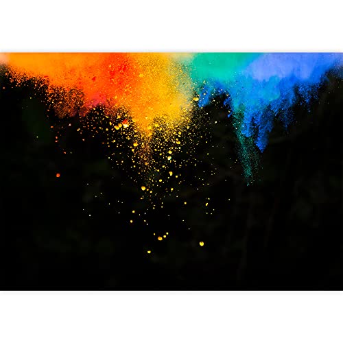 wall26 Wall Mural Colorful Powder Flying in The Air 100 inchx144 inch - color: Artwork - 14, size: 100"x144"