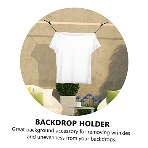 KOMBIUDA 6Pcs Durable Photo Backdrop Clips Clamps for Easy Installation Lightweight and Portable Photography Accessories for Fixing Wrinkles Backdrops