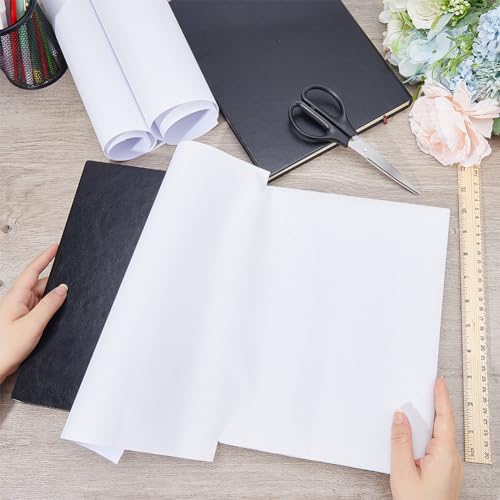 CRASPIRE 51 x 11.8inch Linen Book Cloth for Book Binding Fabric Surface Paper Backed Bookcover Album Scrapbooking Archival DIY Covering Protector Bookcloth Bookbinding Supplies Linen White - color: White