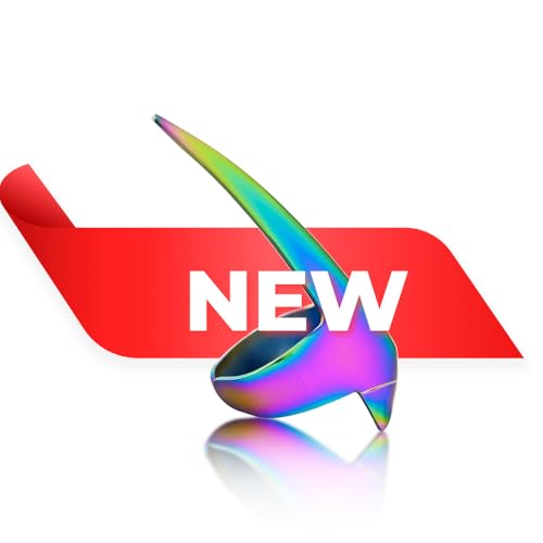 Hair Parting & Sectioning Ring - Stainless Steel Finger Braiding Hair Pick Tools Quick Installation of Human Hair Extensions Hair Styling Tools (Multi) - color: Multi Rainbow