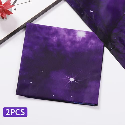 Torixqi 2pcs Fluorescent Light Covers - Light Covers for Ceiling Lights Classroom, Magnetic Light Filters for Office, Hospitals, Home 4 x 2 Feet (purple nebula) - color: purple nebula