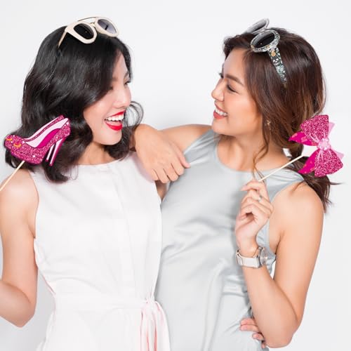 Galentines Day Decorations Photo Booth Props Galentines Day Party Favor Photo Booth Props Valentines Day Decor Kit for Ladies Girls Galentines Party Valentine's Day Party Birthday Party Supplies