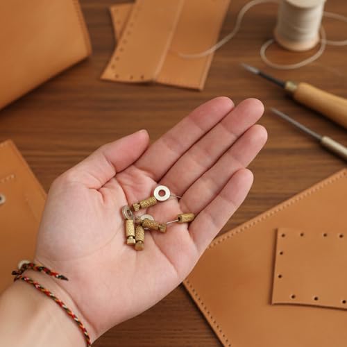 Leather Suture Positioning Needles, 10PCS DIY Leathercraft Located Needle, Locking Pins Craft Hand Stitching Fixed for Holding Seam Pinning Up Needle, Leather Sewing Fixing Position Crafting Tool