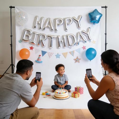 White Backdrop for Photograph Professional Photo Backdrops for Product Background Screen for Photoshoot, Wedding, Video Recording, Portraits 3x5 FT - color: White, size: 3x5 Ft