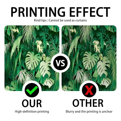 6x6FT Summer Green Tropical Palm Leaves Photography Backdrop Jungle Safari Plants Photo Background for Luau Party Decor Banner Birthday Baby Shower Sunday Party Supplies - size: 6x6FT