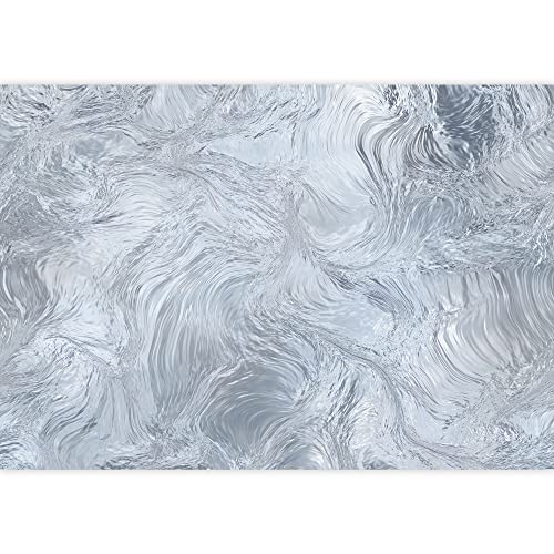 wall26 - Seamless Ice Frozen Water Texture, Abstract Winter Background - Removable Wall Mural | Self-Adhesive Large Wallpaper - 100x144 inches - color: Artwork - 17, size: 100"x144"
