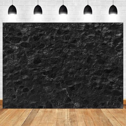 5x3ft Black Marble Texture Photography Backdrop Abstract Dark Stone Pattern Background for Professional Studio Photoshoots for Product Portrait Office Conference Decoration - color: color 3, size: 5x3ft