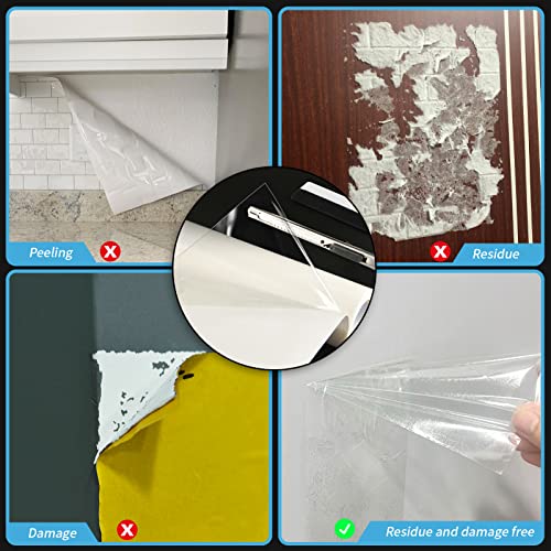 Art3d Adhesive Tile Setting Mat, Double-Sided Tape Sheet for Crafts, Arts, DIY Projects, 12in. X 360in. Damage-Free, Residue-Free - size: 12in. X 360in.