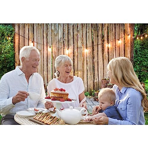 Wooden Wall Backdrop for Wedding Ceremony 10x7ft Rustic Planks Log Green Grassland Engagement Photography Background Holiday Party Activity Event Festival Decorations Photo Booth Studio - size: 10x7ft