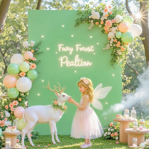 Square Arch Backdrop Covers 6.6FT x 5.2FT Sage Green Wedding Arch Cover Stretchy Backdrop Fitted Balloon Arches Covers Spandex for Birthday Party Baby Shower Anniversary Ceremony Banquet Decoration - color: Sage Green