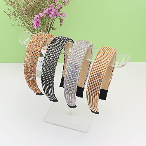 Acrylic Headband Holder, Hair Accessories Organizer Clear Stand for Girls - style: 1 Tier