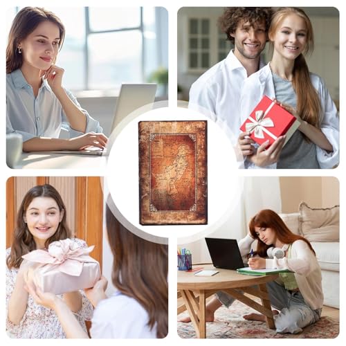 Faux Books – Antique Book Decorations, Vintage Simulation Ornament | Decorative Storage Display Prop, Classic Fake Book Box for Home Entryway Coffee Table Bookshelf Interior Styling