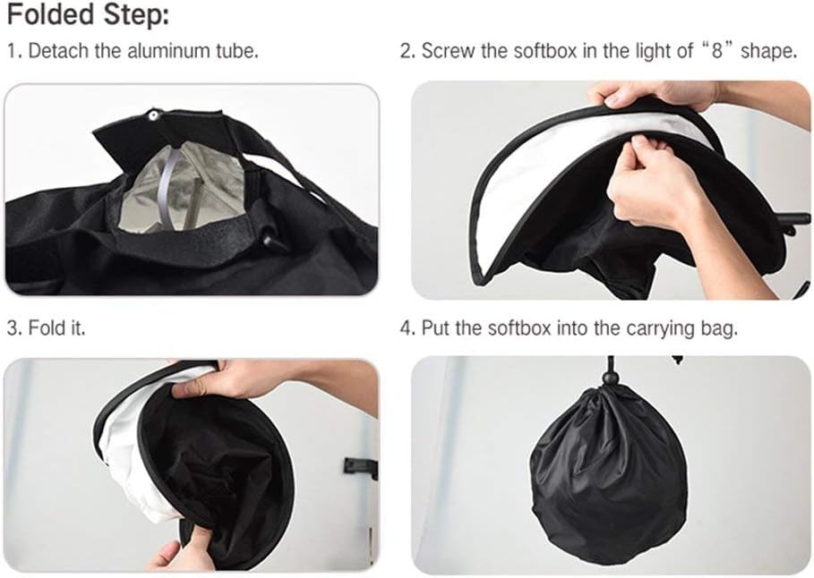 Godox RS18 Camera Flash Bounce Diffuser Light Softbox, for AD200 AD200Pro AD200ProII AD200Pro II V860II V850II and Other Flashes