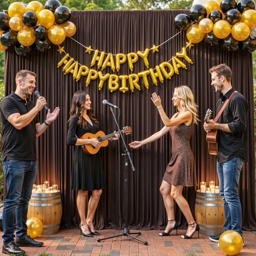 Brown Backdrop Curtain for Parties Wedding Wrinkle Free Brown Photo Curtains Backdrop Drapes Fabric Decoration for Birthday Party Baby Shower 5ft x 7ft,2 Panels - color: Brown, size: 10FTx7FT (W5'xH7', 2 Panels)