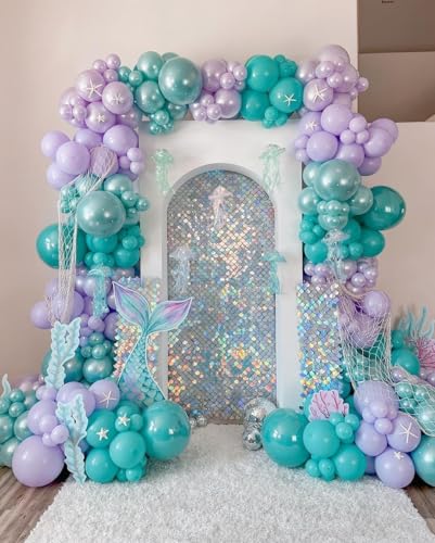 Shimmer Wall Backdrop Glitter Photo Backdrop Rainbow Silver Sequin Backdrop 24 Panels for Birthday Wedding Engagement Mermaid Wall Disco Backdrop Decoration - color: Rainbow Silver, size: 6ftx4ft