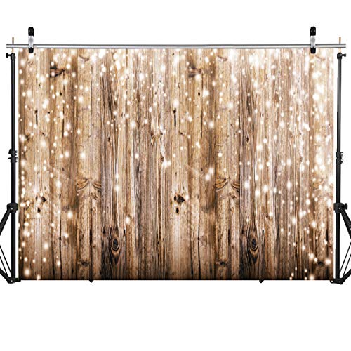 Rustic Wood Vinyl Photography Backdrop Nostalgia Wood Floor Photo Backdrop Baby Newborn Photo Studio Props JLT10359 (7x5FT) Yellow - size: 7x5FT