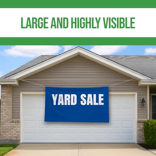 Custom Large Banner by BCB Print - Personalized Hanging Banner with Your Photo, Text or Logo | Ideal for Outdoor Business, Birthday, Graduation & Event | HD Print | Made in USA | Multiple Size - color: Hanging Banner