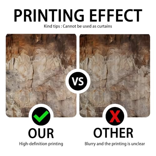10x8FT Realistic Cave Rock Wall Backdrop Natural Stone Texture Archeological Photography Background Outdoor Adventure Photo Banner Game Nature Theme Party Decor Studio Props - size: 10X8FT