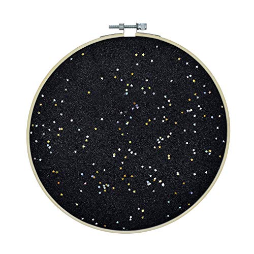 REOVE Wall Hanging Pin Collection Display Stand Enamel Pin Display Holder Display Board, Canvas Leather Embroidery Hoop for Display Pins Buttons Wall Decoration - color: Black-leather