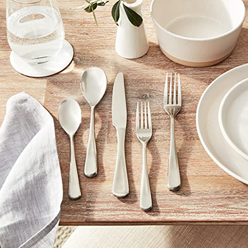 Mikasa 5098688 Philo 20-Piece Stainless Steel Flatware Set, Service for 4 - size: 20-Piece Flatware Set, Service for 4, style: Philo