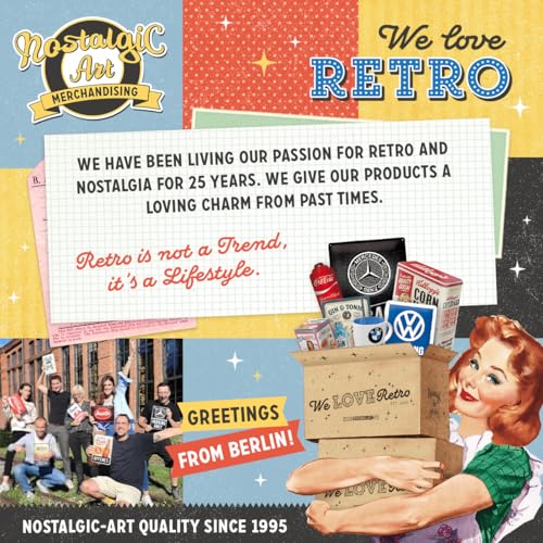Nostalgic-Art Retro tin sign, 7.9" x 11.8", USA Diner Delicious Burger – Gift idea for diner fans, made of metal, vintage design