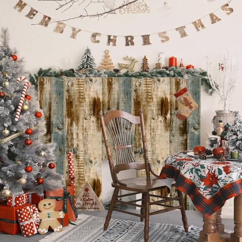 Grey Wood Wallpaper 17.3"×200" Peel and Stick Wallpaper Self Adhesive Distressed Wood Wallpaper Reclaimed Faux Home Decoration Film Shelf Vinyl - color: Brown/Blue, size: 17.3" x 200"
