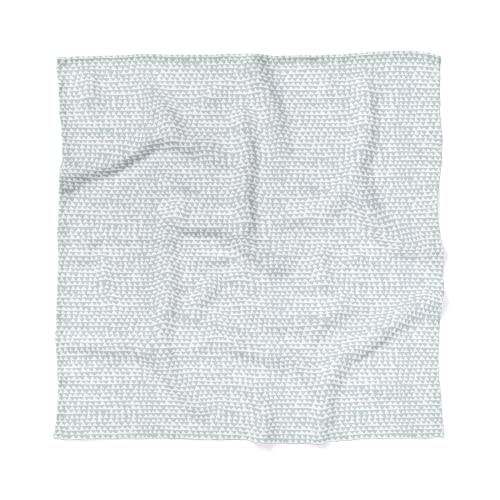 Mini Wander Swaddles for Newborns Muslin Swaddle Blankets - Breathable Soft Gender Neutral Receiving Blanket Baby Essentials | 47 x 47 Cotton - (Mountains (Ice Blue)) - color: Mountains (Ice Blue)