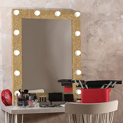 CRE8TIVE Champagne Gold Glitter Wallpaper Border Gold Peel and Stick Wallpaper Border Trim Fabric Glitter Contact Paper Self Adhesive Removable Decorative Wall Border for Cabinets Shelf Liner 8"x80" - color: Champagne Gold, size: 8" x 80"
