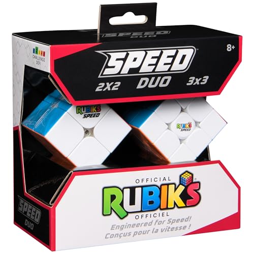 Rubik’s Cube, 3x3 Magnetic Speed Cube & 2x2 Speed Cube 2-Pack, for Super Fast Solves, Problem-Solving Brain Teaser, Fidget Toy & Sensory Puzzle, Easter Basket Stuffer, for Ages 8 & Up - color: Magnetic 2-pack
