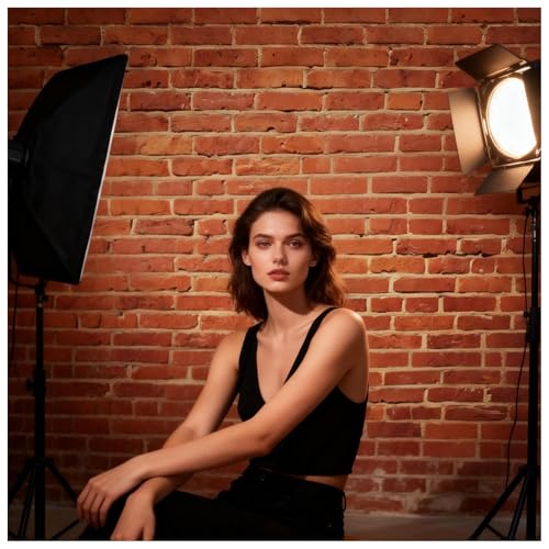 10x8FT Vintage Red Brick Wall Backdrop Realistic Texture Photography Background Cloth Rustic Party Graduation Baby Shower Newborn Decor Portrait Shoots Studio Prop Banner - size: 10x8FT
