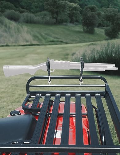 KEMIMOTO ATV UTV Hunting Tool Mount for 0.79 in - 1.97 in Square Tube, Tool Holder Rack with Rubber Straps