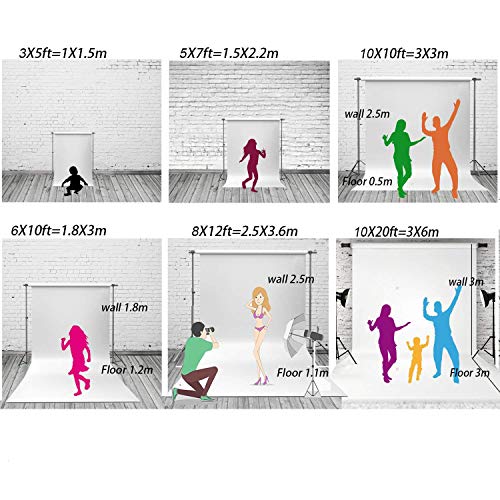 AIIKES 5X7FT Red Brick Wall Backdrop Brick Photography Backdrop Baby Birthday Party Graduation Home Decoration Background Photo Booth Studio Prop Banner 11-506 - size: 5X7FT