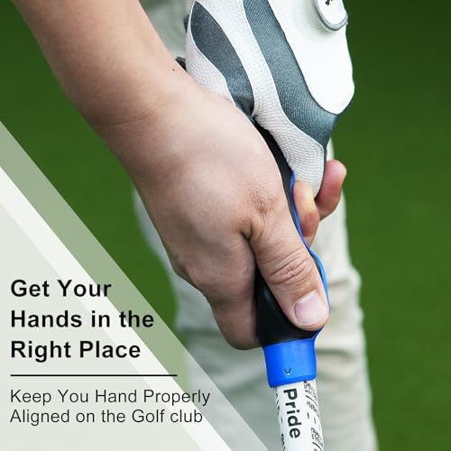 Golf Grip Trainer, Right or Left Handed Golf Training Aid for All Levels of Golfers - Fix Hand Position & Grasp, Master Correct Grip Posture, Golf Accessories - color: Yellow-1 Pack, size: Right Hand
