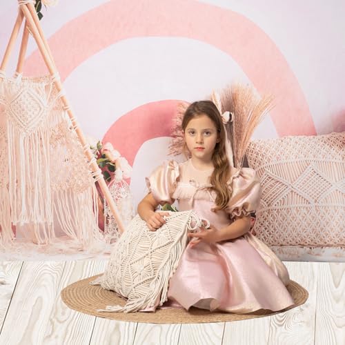 Kate White Wood Rubber Photography Floor Mat, Non-Slip Anti-Glare Photo Studio Floor Backdrop, Foldable Light Wood Grain Mat for Product & Portrait Photoshoot 5x4ft - color: Off-White, size: 5x4ft