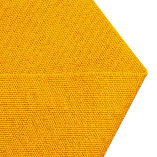 10oz Heavy Duty Cotton Canvas Fabric 60" x 40", Thick Cotton Duck Cloth for Painting, Sewing, Crafts, Tote Bags, Embroidery, Home Decor, Drop Cloth (Orange) - color: Orange, size: 60" x 40"