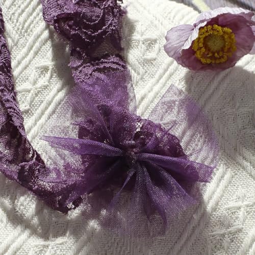 Newborn Photography Outfits Girl Baby Photography Props Lace Romper with Headress Newborn Outfits Girls Photo Props - color: Purple