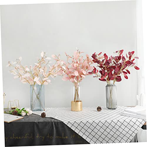 1pc Lifelike Fake Eucalyptus Leaf for Wedding and Home Decor Elegant Light Decoration for Table Centerpieces Photography Props and Event Styling