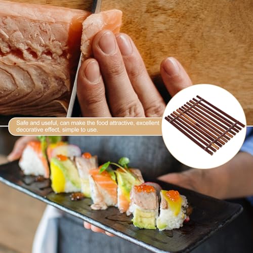 Japanese Sashimi Plate Decor Serving Tray 13x18cm Sushi Backdrop Decoration for Food Photography and Japanese Cuisine Presentation