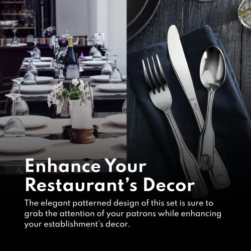 Artaste 59380 Rain 18/10 Stainless Steel Flatware 36-Piece set, Service of 12 - color: Silver