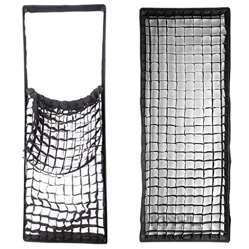 Godox SB-FW Strip Softbox 35x160cm Strip Light Modifier Honeycomb Grid Studio Lighting Photography S-Fit Mount Speed Ring Diffuser stripbox Flash Modifier Strobe Light Photography Portrait Photo
