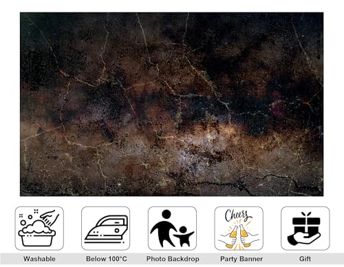 15x8ft Grunge Texture Backdrop Cracked Distressed Surface Photography Background for Party Vintage Themed Event Studio Decorations Tapestry Photo Booth Props - size: 15x8ft